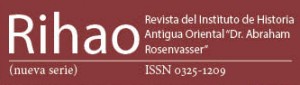 Revista del Instituto de Historia Antigua Oriental "Dr. Abraham Rosenvasser"