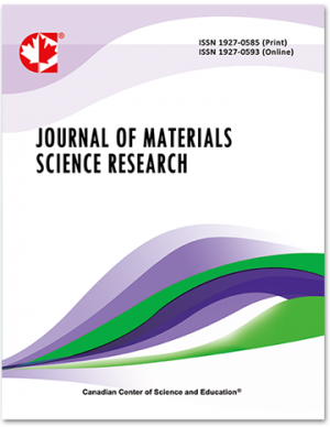 Journal of Materials Science Research