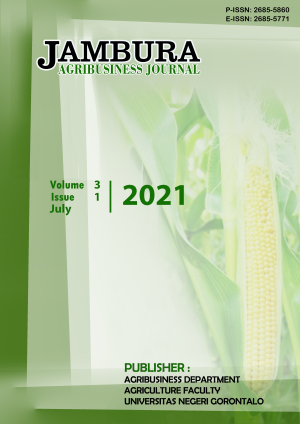 Jambura Agribusiness Journal
