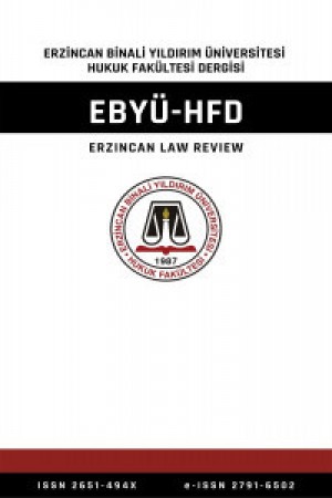 Erzincan Binali Yıldırım Üniversitesi Hukuk Fakültesi Dergisi