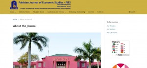 Pakistan Journal of Economic Studies