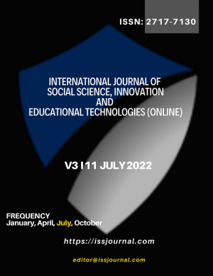 INTERNATIONAL JOURNAL OF SOCIAL SCIENCE, INNOVATION AND EDUCATIONAL TECHNOLOGIES (ONLINE)