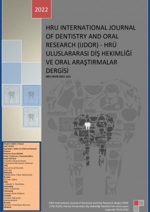 HRU INTERNATIONAL JOURNAL OF DENTISTRY AND ORAL RESEARCH