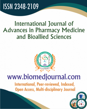 International Journal of Advances in Pharmacy Medicine and Bioallied Sciences