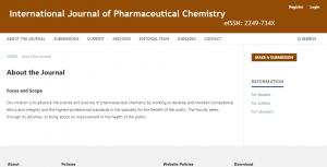 International Journal of Pharmaceutical Chemistry