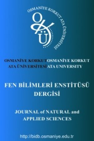 Osmaniye Korkut Ata University Journal of Natural and Applied Sciences