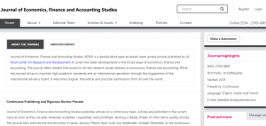 Journal of Economics, Finance and Accounting Studies