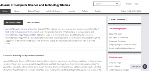 Journal of Computer Science and Technology Studies