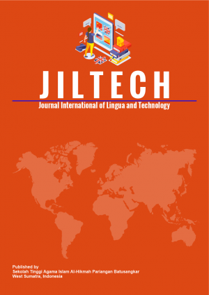 Journal International of Lingua and Technology (JILTECH)