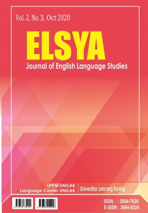 ELSYA: Journal of English Language Studies