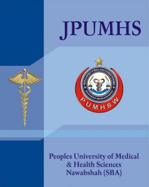 Journal of Peoples University of Medical and Health Sciences (JPUMHS) Nawabshah, Pakistan