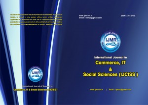 International Journal in Commerce, IT and Social Sciences