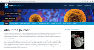 Journal of Cancer Biology