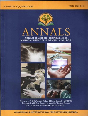 ANNALS ABBASI SHAHEED HOSPITAL AND KARACHI MEDICAL & DENTAL COLLEGE