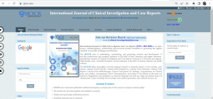 International Journal of Clinical Investigation and Case Reports