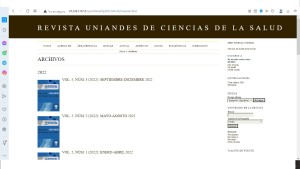 REVISTA UNIANDES DE CIENCIAS DE LA SALUD