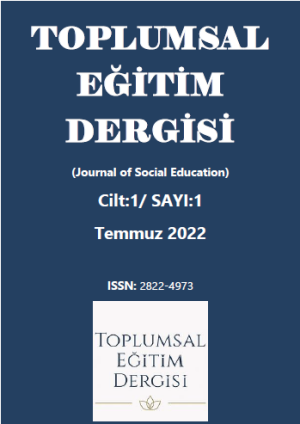 Journal of Social Education (Toplumsal Eğitim Dergisi)