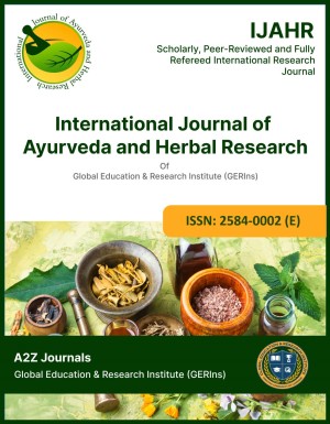 International Journal of Ayurveda and Herbal Research (IJAHR)
