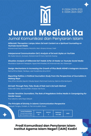Jurnal Mediakita: Jurnal Komunikasi dan Penyiaran Islam