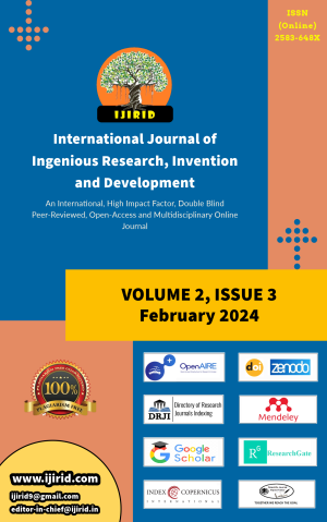International Journal of Ingenious Research, Invention and Development (IJIRID)