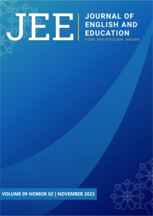 Journal of English and Education (JEE)