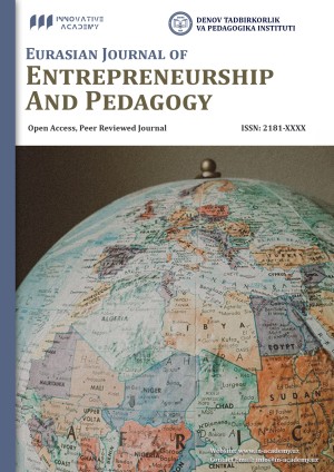 Eurasian Journal of Entrepreneurship and pedagogy