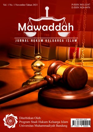 Mawaddah: Jurnal Hukum Keluarga Islam