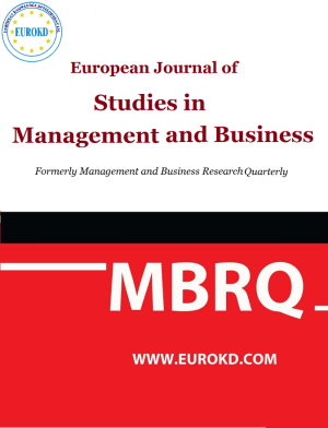 European Journal of Studies in Management and Business