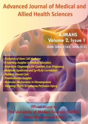 Advanced Journal of Medical and Allied Health Sciences
