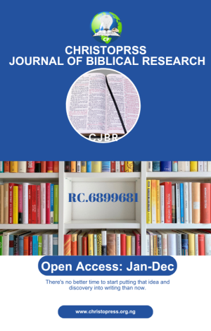 ChristoPress Journal of Biblical Research