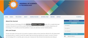 Journal of Science & Technology (JST)