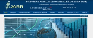 INTERNATIONAL JOURNAL OF ADVANCED RESEARCH AND REVIEW (IJARR)