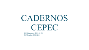 Cadernos CEPEC