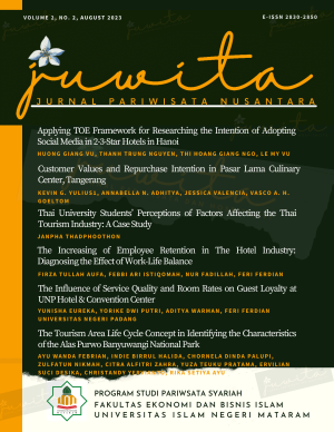 Jurnal Pariwisata Nusantara (JUWITA)