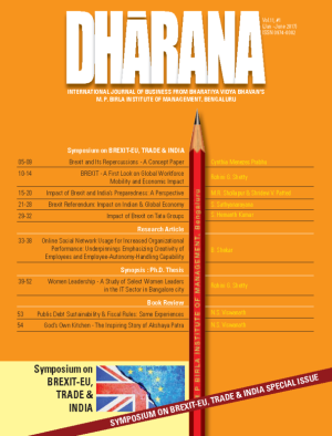 DHARANA - Bhavan's International Journal of Business