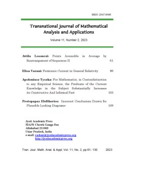 Transnational Journal of Mathematical Analysis and Applications