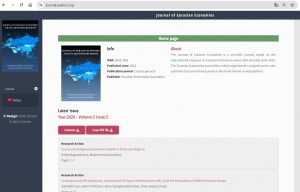 Journal of Eurasian Economies