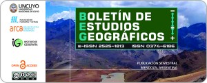 Boletín de Estudios Geográficos