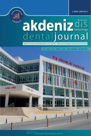 Akdeniz Dental Journal