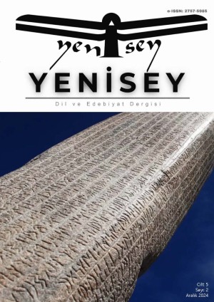 YENİSEY Journal of Language and Literature