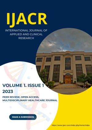 INTERNATIONAL JOURNAL OF APPLIED AND CLINICAL RESEARCH