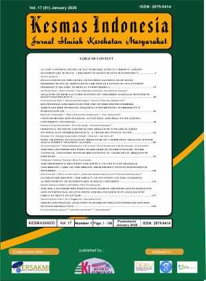 Kesmas Indonesia: jurnal ilmiah kesehatan masyarakat