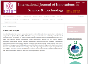 International Journal of Innovations in Science and Technology (ISSN 2618-1630)